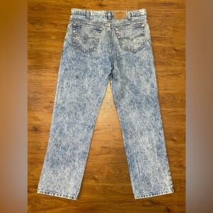 Vintage 80s 90s Levis Jeans Pants Men’s 36 30 Acid Wash 540 Red Tab USA Skate